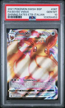 Eevee Vmax Promo Ita Psa10 Pokemon Cards - Image 1