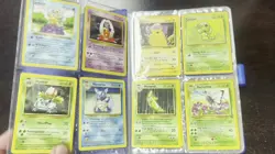 Vintage Pokemon Blue Charmander Binder 1999 with over 100 Vintage Cards - Image 2