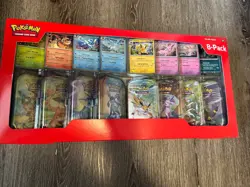 Pokemon TCG Prismatic Evolutions Costco 8 Mini-Tin Bundle w/ Promo Cards - Image 1