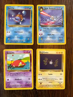 Lot of 18 Team Rocket set Pokemon cards - Image 1