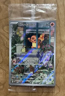 Sealed Charmander #044 ETB Promo SV03: Obsidian Flames - SEALED CARD - Image 1