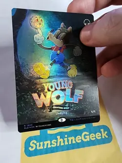 Young Wolf (Rainbow Foil) Secret Lair Drop Foil - Image 2