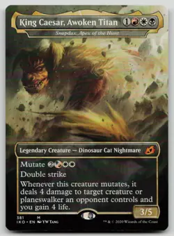 King Caesar, Awoken Titan - Snapdax, Apex of the Hunt M Ikoria: Lair of Behemoth - Image 1