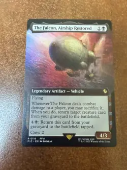 DDcards 🇨🇦 Mtg Final Fantasy Commander Falcon Airship Restored Extended Art - Image 1