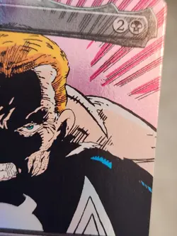 MTG Spider-Man Eddie Brock Borderless Foil (233) Lightly Played See Description - Image 3