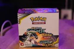 Pokemon Cosmic Eclipse Booster Box *EMPTY* Read Desc - No cards - Display Only - Image 1