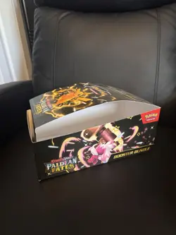 Pokemon Paldean Fates Booster Bundle Display - EMPTY BOX NO CARDS - Image 1