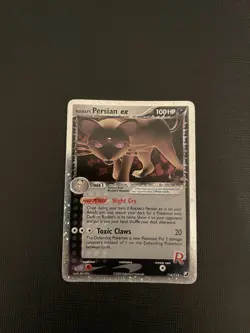 Team Rocket's Persian ex #116/115 Unseen Forces Holo Pokemon LP/MP See Pics! - Image 2