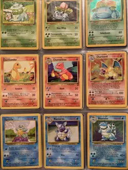 Pokemon TCG (Incomplete Set) Feat. Charizard Blastoise Venusaur + Rarities NM - Image 1