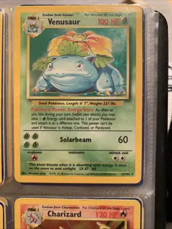 Pokemon TCG (Incomplete Set) Feat. Charizard Blastoise Venusaur + Rarities NM - Image 2