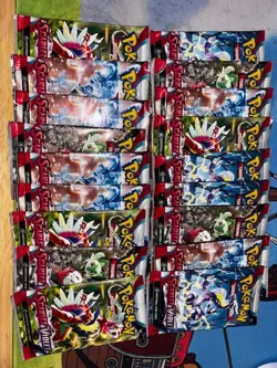 Pokemon TCG Scarlet And Violet Base Set Pack Lot Of 18(clean) - Image 1
