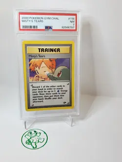 PSA 7 2000 Pokemon Gym Challenge Set Misty's Tears # 118/132 WOTC - Image 1