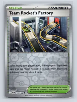 Pokemon TCG Team Rocket's Factory 173/182 SV10: Destined Rivals Reverse Holo NM - Image 1