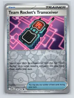 Pokemon TCG Team Rocket's Transceiver 178/182 SV10: Destined Rivals Reverse Holo - Image 1