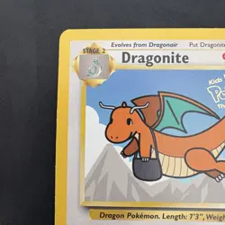 Pokemon Vintage Black Star Promo Dragonite #5 Kid’s WB Rare WotC 2000 - Image 2