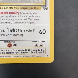 Pokemon Vintage Black Star Promo Dragonite #5 Kid’s WB Rare WotC 2000 - Image 4
