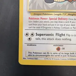 Pokemon Vintage Black Star Promo Dragonite #5 Kid’s WB Rare WotC 2000 - Image 5