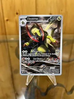 Pokemon Haxorus Illustration Rare TCG Black Bolt 147/086 Sv: Fresh NM Condition - Image 1
