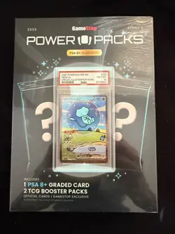 Gamestop Pokemon Power Pack Series 3- 2 Packs & 1 PSA Slab BRAND NEW IN HAND - Image 1