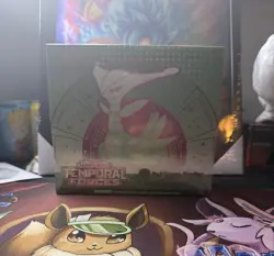 Pokemon Center Exclusive Temporal Forces Elite Trainer Box Iron Leaves ETB NEW - Image 1