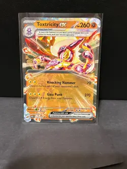 Pokemon TCG Toxtricity ex Paradox Rift 100/182 Holo Double Rare - Image 1