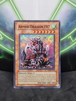 Yugioh Armed Dragon LV7 DP2-EN012 Super Rare NM - Image 1