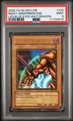 2002 #122 RIGHT ARM OF THE FORBIDDEN ONE PSA 9 - Image 1