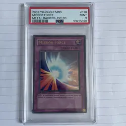 Mirror Force MRD 1st Edition PSA 9 YU-GI-OH! - Image 1