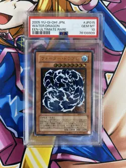 Yugioh WATER DRAGON een-jp015 PSA 10 Ultimate Rare - Image 4