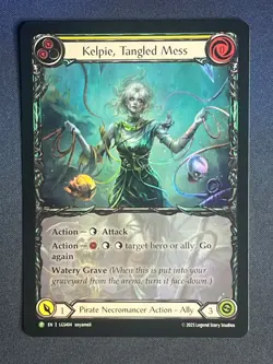 FAB LGS404 Kelpie, Tangled Mess FOIL Promo Pirate Necromancer Flesh & Blood - Image 1