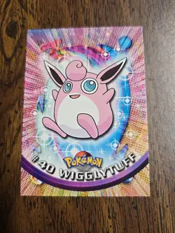 #40 Wigglytuff - Pokemon Topps Card - Green Logo - Image 1