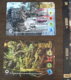 OVERPOWER The Mummy NON-FOIL STACK cards - ERB World Legends - Image 2