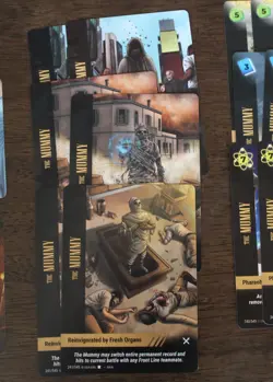 OVERPOWER The Mummy NON-FOIL STACK cards - ERB World Legends - Image 3