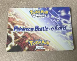 POKEMON LADY ASTRID RUBY/ SAPPHIRE BATTLE - E CARD # 129- B002 - Image 2