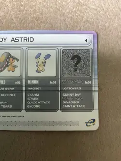 POKEMON LADY ASTRID RUBY/ SAPPHIRE BATTLE - E CARD # 129- B002 - Image 4