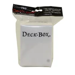 Trading Card Supplies - Ultra Pro DECK BOX - WHITE - New - Image 1