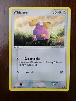 LP! Whismur - 019 - Pokemon Wizards Black Star Promo Card Holo - Image 2