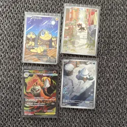 Mega Evolution Illustration Rare Lot of 4 Cards IR Full Art And Mega Ex English - Image 1