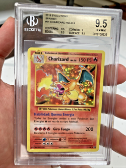 ~ESP~ SPANISH BGS 9.5 Charizard Evolutions 11/108 GEM MINT Pokemon Card - Image 1