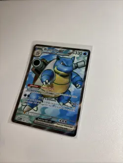 Pokemon TCG Blastoise EX Full Art English 151 Card 184/165 - Image 4