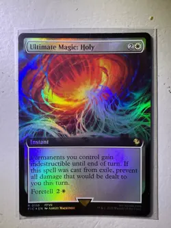 MTG Ultimate Magic: Holy 110 Extended Art Foil Rare Final Fantasy FIC - Image 1