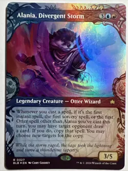 MTG Magic the Gathering Alania, Divergent Storm (327/427) Bloomburrow NM FOIL - Image 1