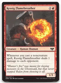 MTG Kessig Flamebreather C Innistrad: Crimson Vow 164 LP - Image 1