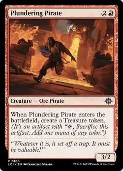 PLUNDERING PIRATE x4 mtg NM Lost Caverns of Ixalan 4 Common - Image 1