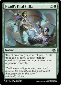 HUATLI'S FINAL STRIKE x4 mtg NM Lost Caverns of Ixalan 4 Common - Image 1