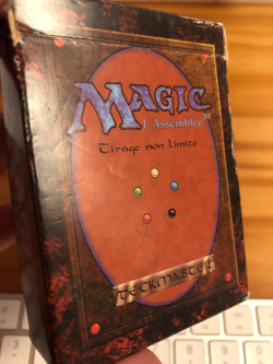Mtg Carte Magic Starter Deck French 1994 Empty Box - Image 2