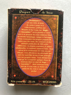 Mtg Carte Magic Starter Deck French 1994 Empty Box - Image 3