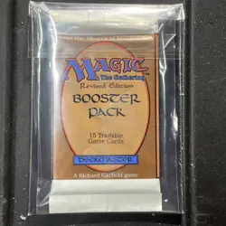Magic the Gathering Revised Edition 1994 Booster Pack - Sealed/Authentic - Image 1