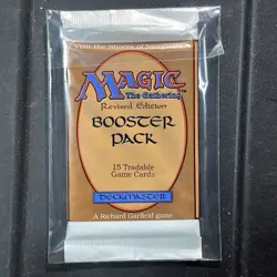 Magic the Gathering Revised Edition 1994 Booster Pack - Sealed/Authentic - Image 3
