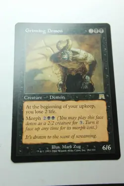MTG Grinning Demon x1- -Onslaught-Lightly Played - Image 1